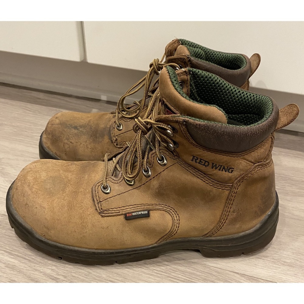 Red Wing 2240 King Toe 6" Waterproof Safety Toe Work Boots Men's Size 10‎ H